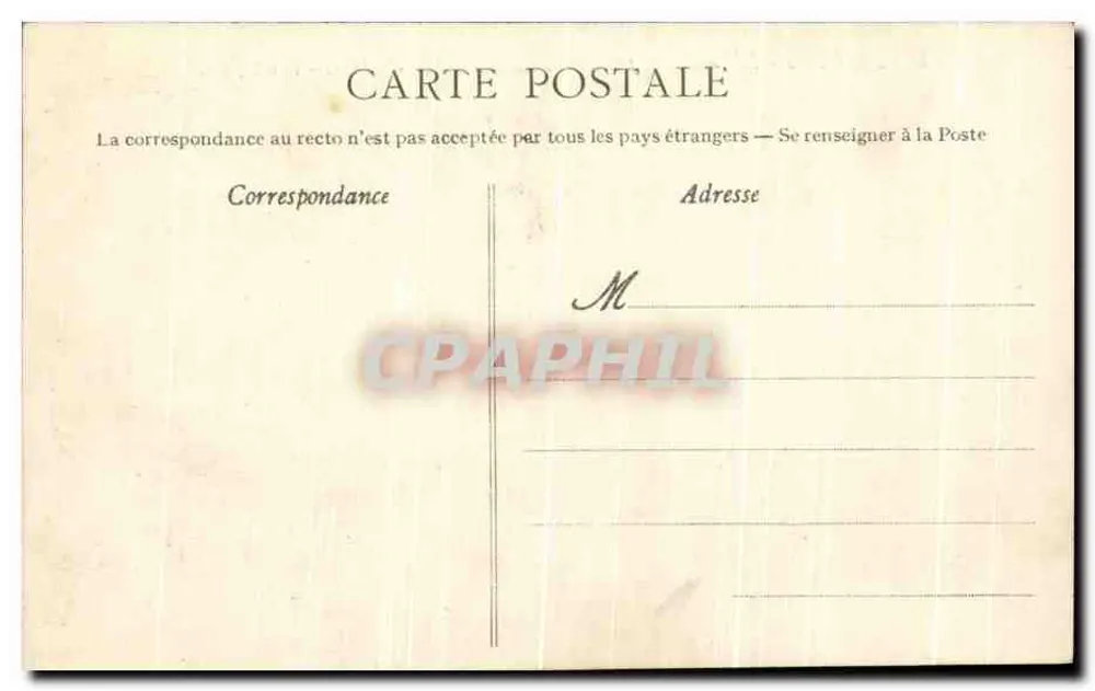 Angers - Das Palais de Justice - Place du Champ-de-Mars - L.V., phot. - Rückseite
