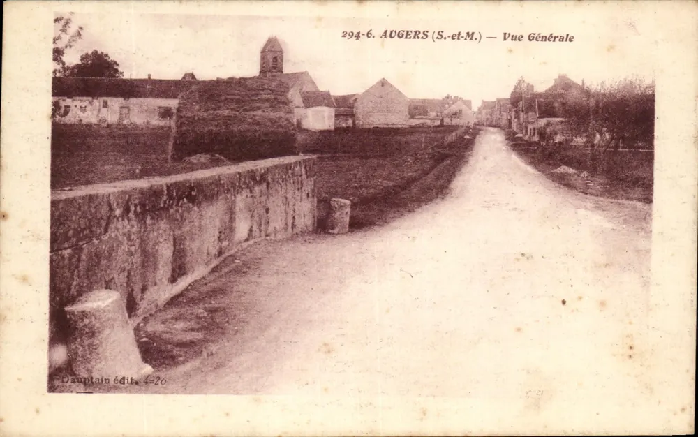 Augers (S.-et-M.) — Vista Geral — Dauptain édit. 4-26 - Frente