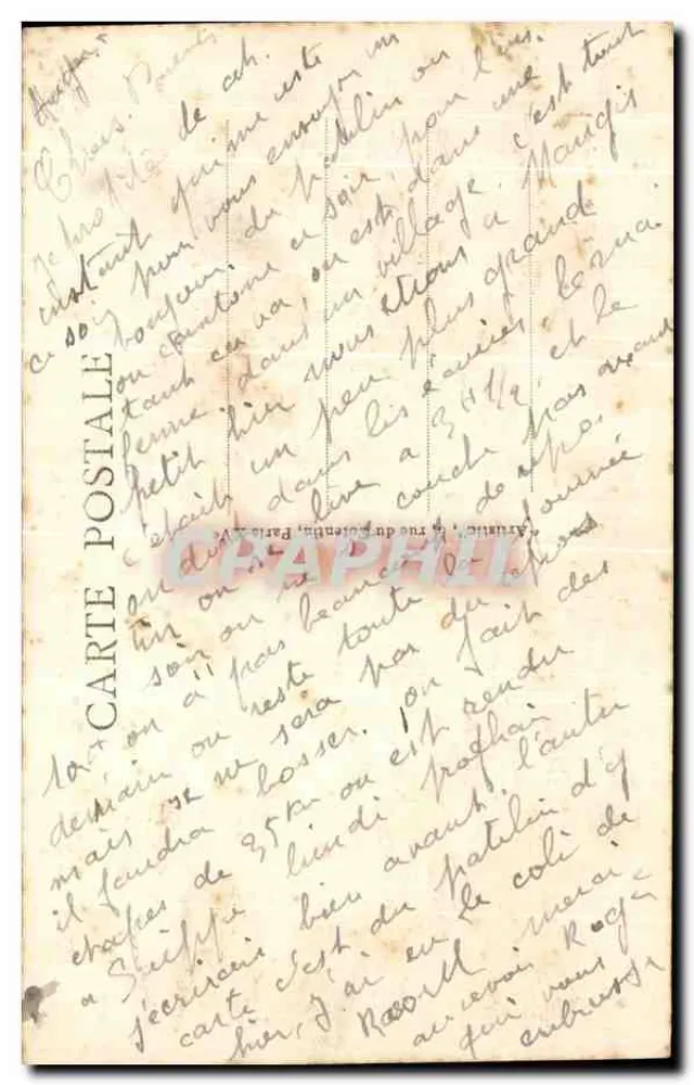 Augers (S.-et-M.) — Vista Geral — Dauptain édit. 4-26 - Verso