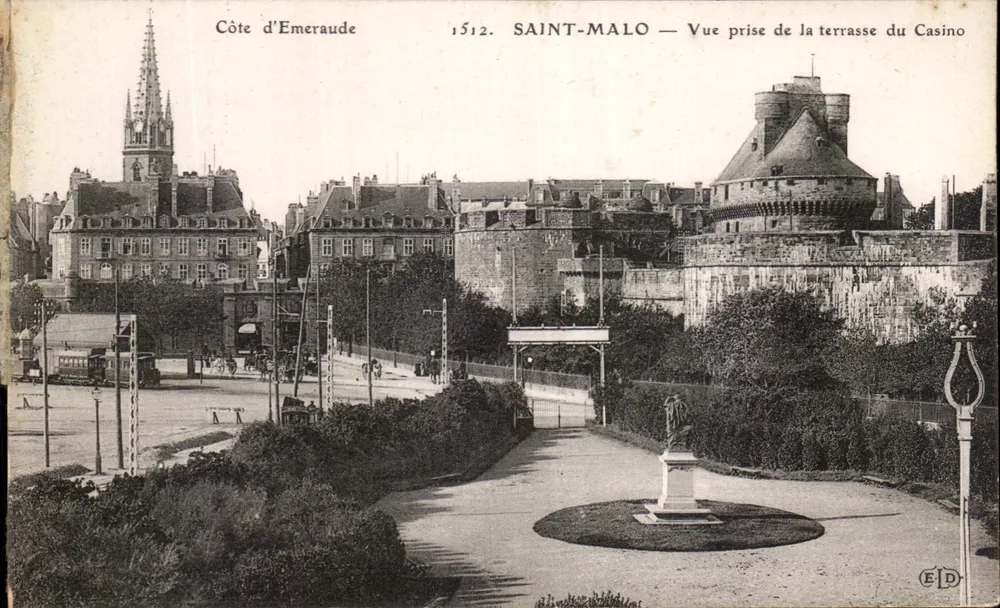 Saint-Malo — Ansicht vom Terrassen des Casinos — Côte d’Emeraude — Verleger EID n°1512 - Vorderseite