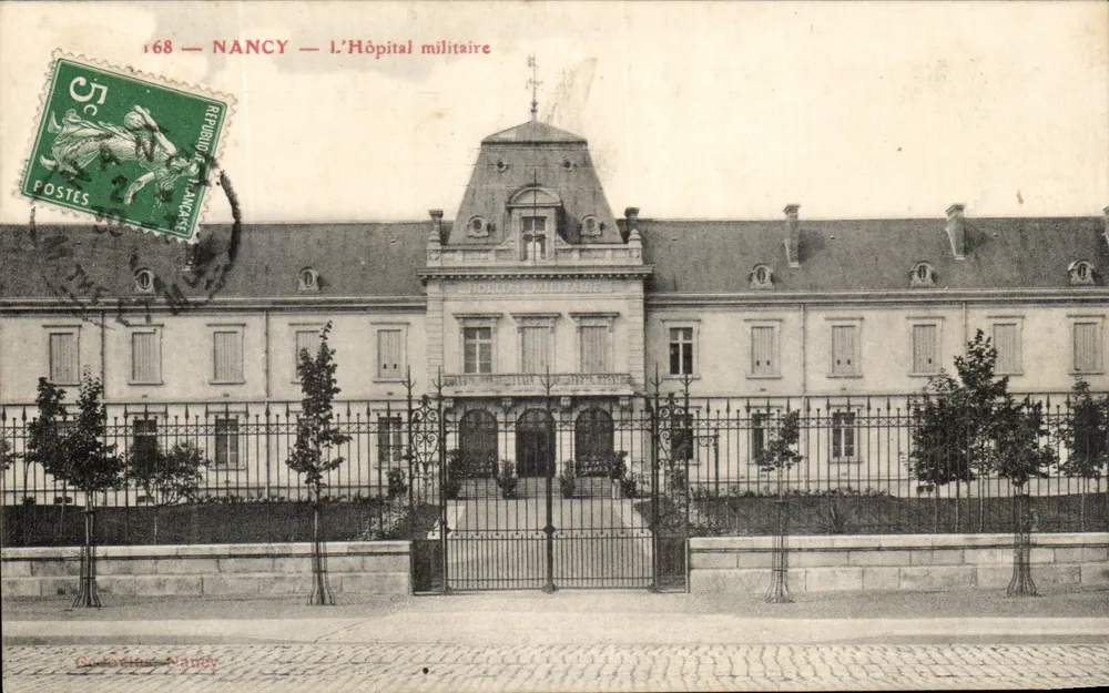 Nancy — Das Militärkrankenhaus — Verleger G. G. Nandy, Nr. 168 - Vorderseite