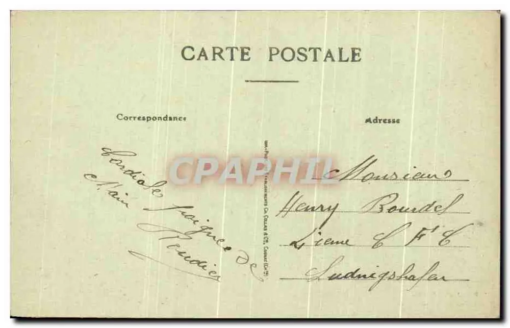 Saintes — Termas Romanas St-Saloine — Pap. J. Dufrost, éd. 6 - Verso