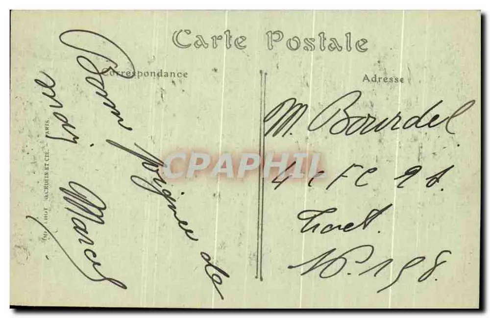 Sainte-Adresse — A entrada do Forte. — ND. Fotografia. - Verso