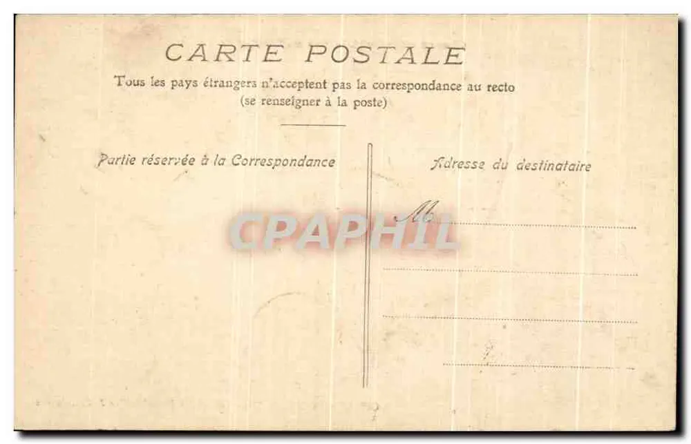 Changé (Mayenne) — Vista del Puente y de la Iglesia — Editor Hamel-Jallier & Cie, deposito - Reverso