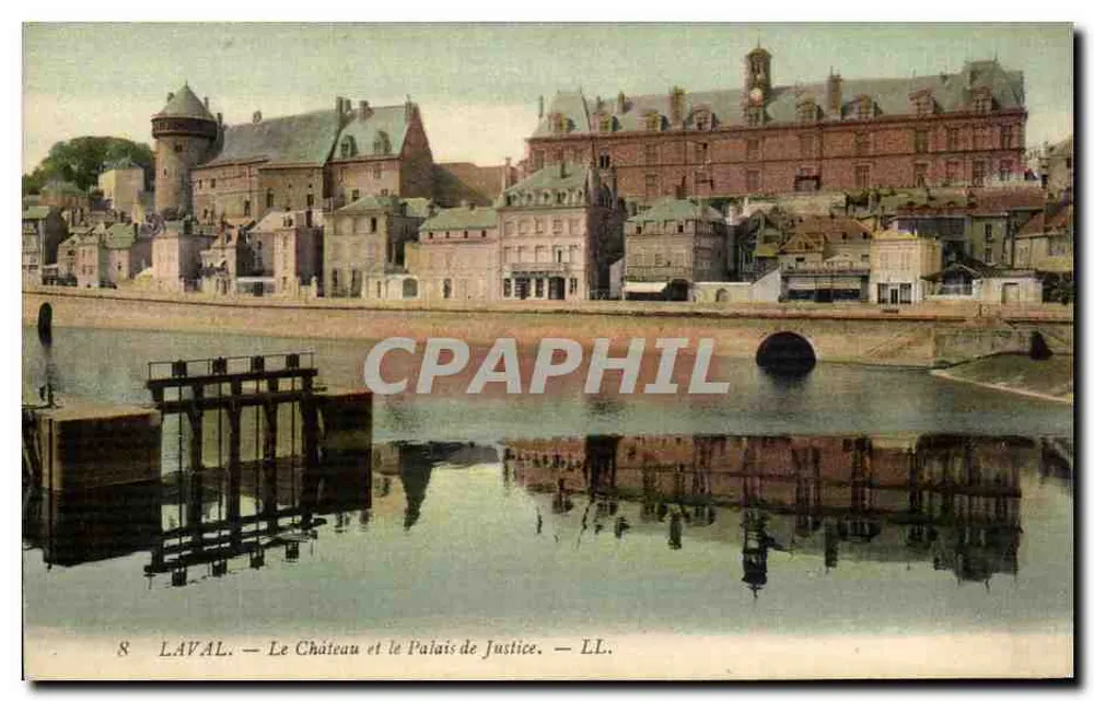 Laval — Schloss und Gerichtsgebäude — LL. - Vorderseite