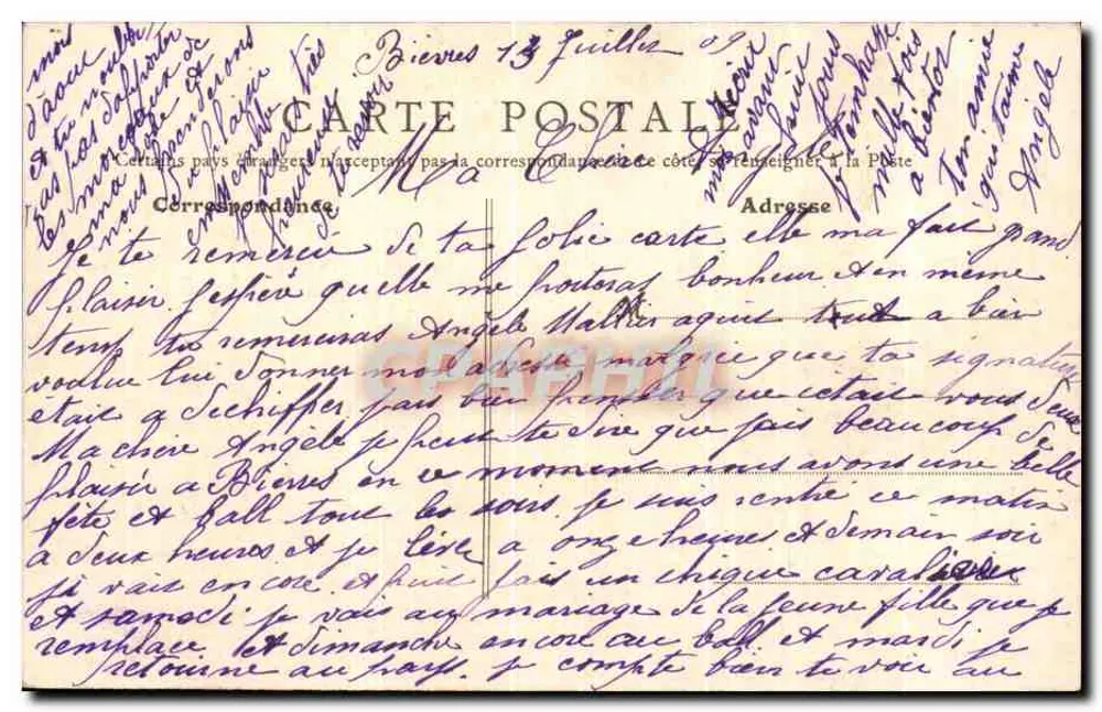 Paris - Bassin des Tuileries — B.F. Paris, n° 114 - Rückseite