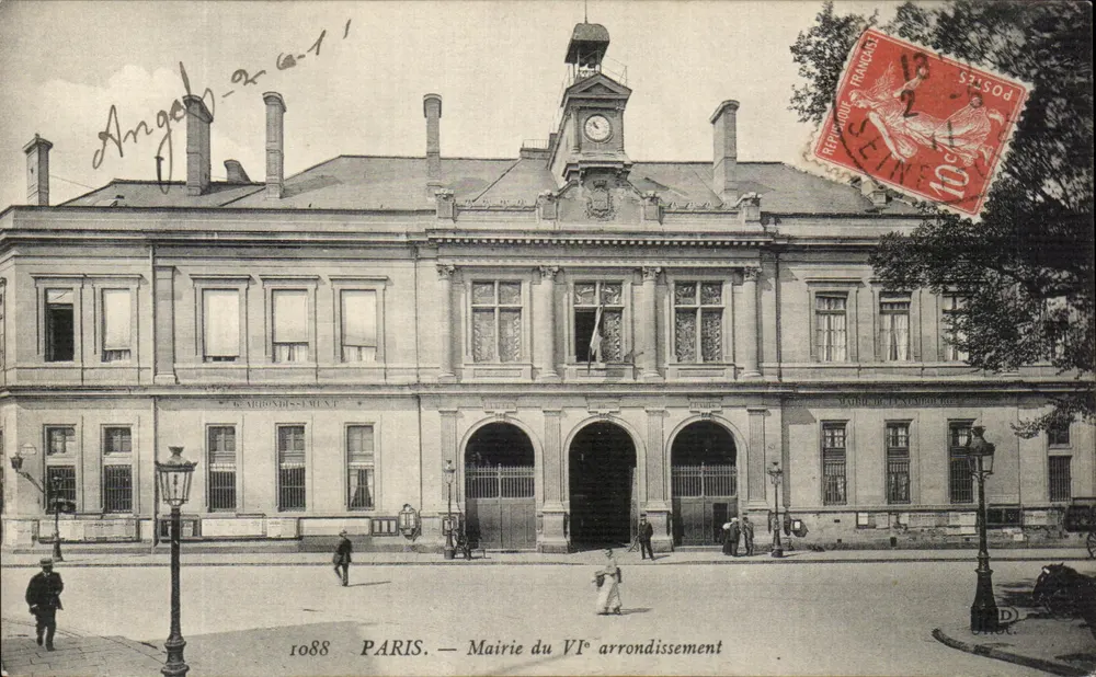 Paris — Mairie des 6. Arrondissements — Verleger C. D. P. n° 1088 - Vorderseite