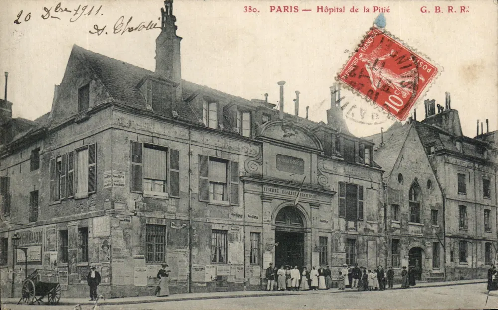 París — Hospital de la Piedad — G. B. R. R. - Anverso