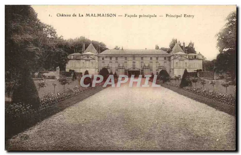 Castelo de La MALMAISON — Facha principal — Entrada principal - Frente