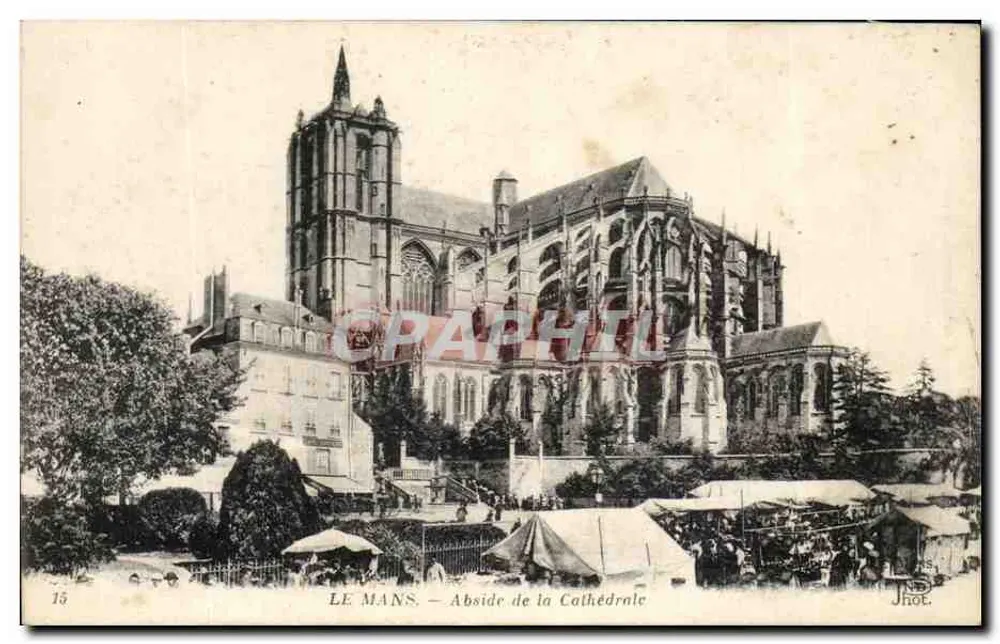 Le Mans — Abside da Catedral — Jhot - Frente
