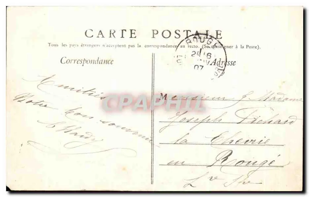 Le Mans — O Boulevard René Levasseur — Edição N.G. - Verso