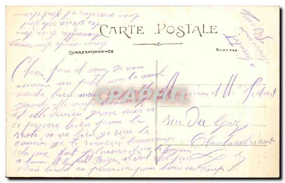 Tours (Loire-et-Loire) — A Rue Nationale (lado Sul) — A.P. - Verso