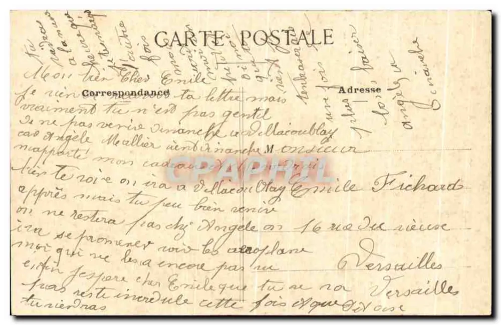 Melun — Pont de l'Ancien Châtelet — Imprimerie de Melun - Verso