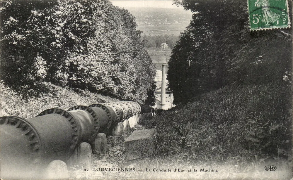 Louveciennes — Die Wasserleitung und die Maschine - Vorderseite
