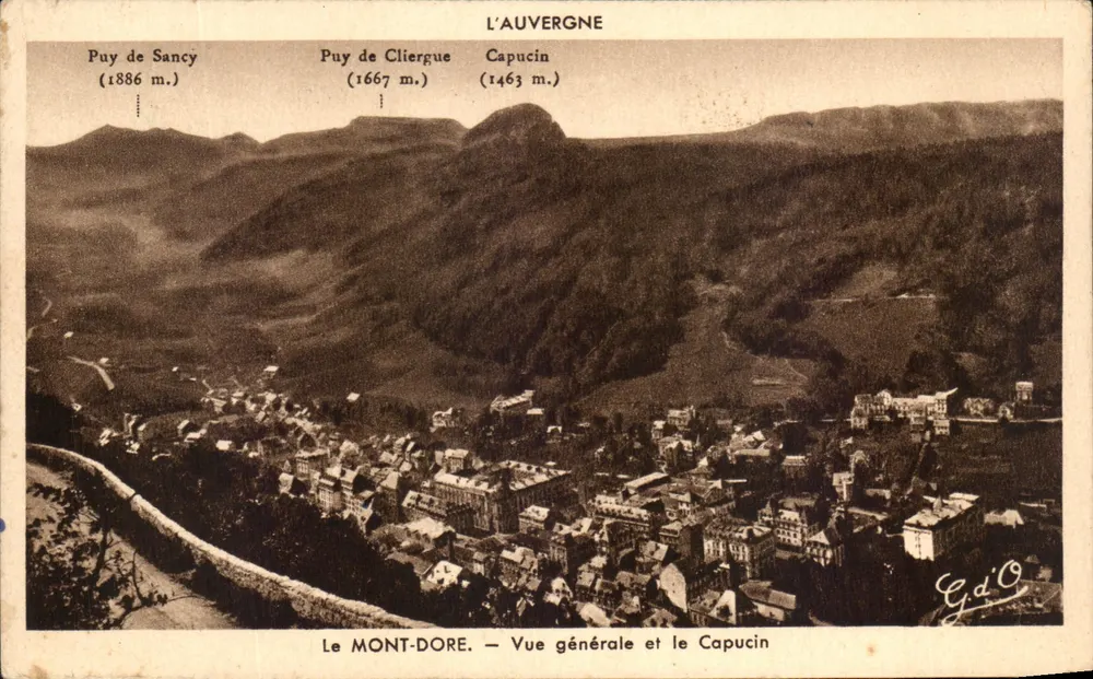 Mount-Dore — Allgemeiner Blick und der Capucin — G.d'O - Vorderseite