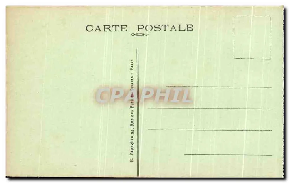 Paris — O Túmulo de Napoleão I nos Inválidos — A.P. n°277 - Verso