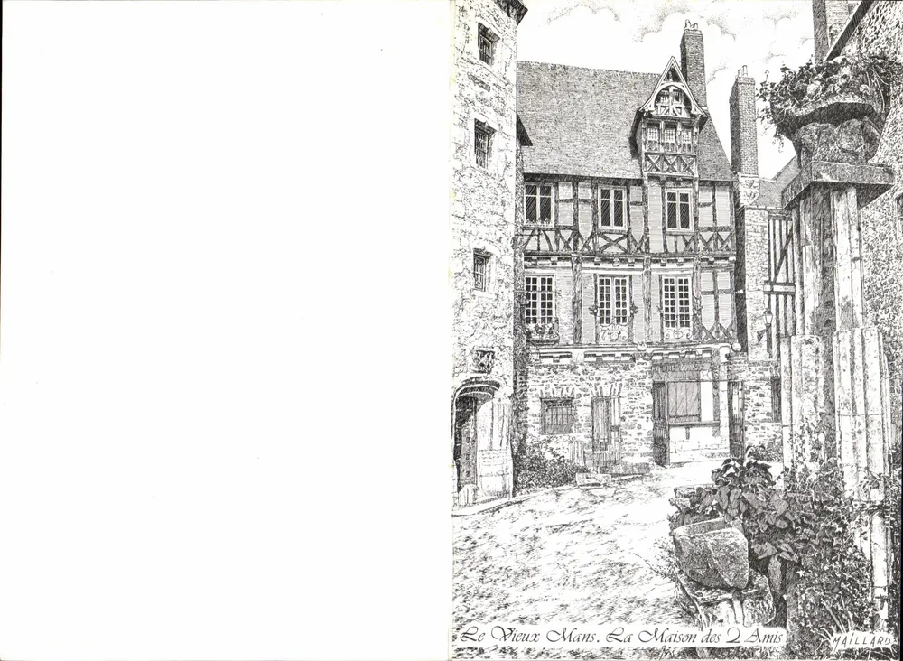 Le Vieux Mans — Das Haus der Zwei Freunde — Maillard - Vorderseite