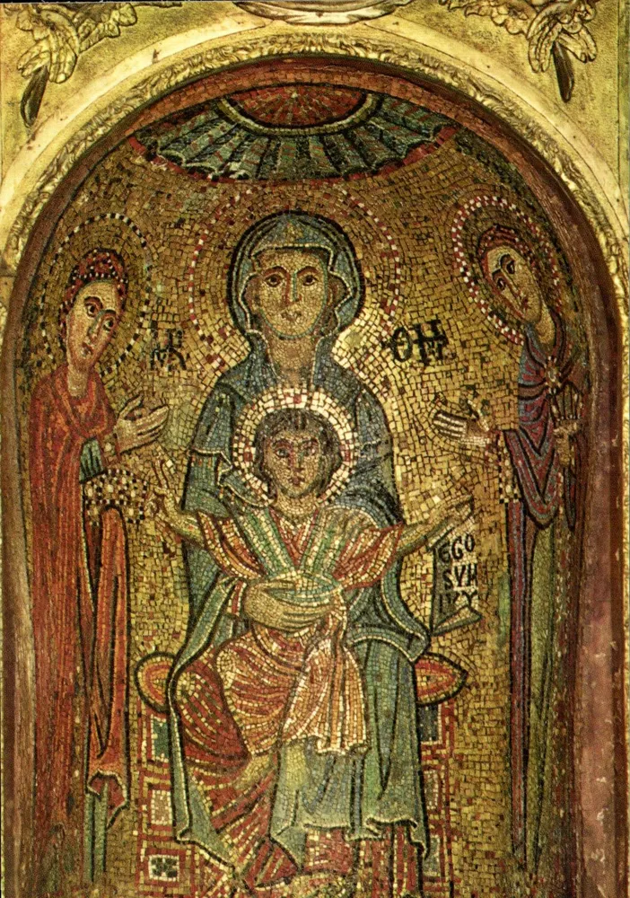 Mosaïque de la chapelle de S. Zenone — Église de S. Prassede — Éditeur MA. PI. R. - Recto
