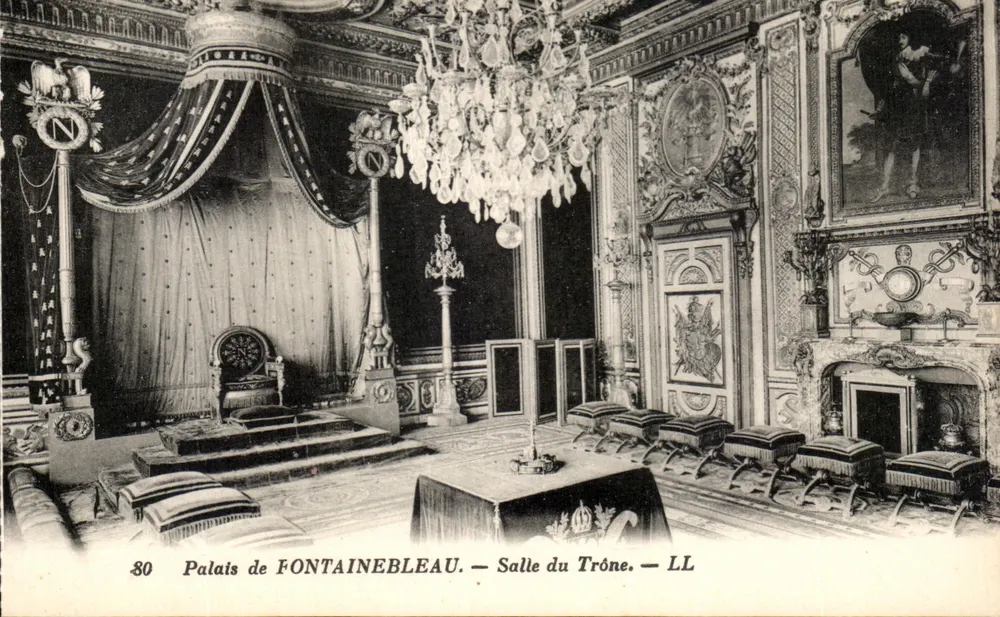 Palazzo di FONTAINEBLEAU — Sala del Trono — LL - Recto