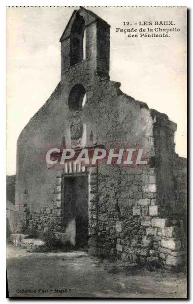 Les Baux. Fassade der Kapelle der Bußfertigen — 'Magali' Kunstsammlung Nr. 12 - Vorderseite