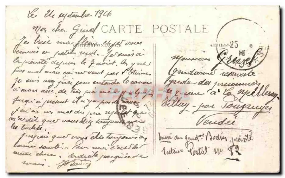 Dijon — Bolsa de Comércio - Igreja de São Miguel - Verso