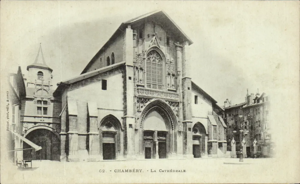 Chambéry — A Catedral — Putter, fot. ed., Annecy - Frente