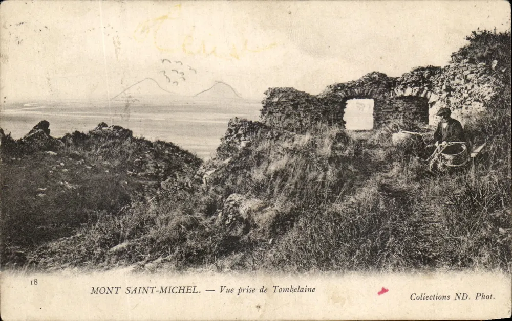 Mont Saint-Michel — Ansicht von Tombelaine — Sammlung ND. Phot. - Vorderseite
