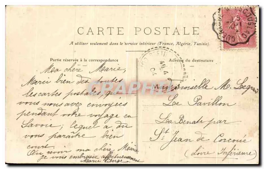 Guérande (L.-Inf.) - Torre Santa Ana — Fototipia Vassellier, Nantes, n°244 - Verso