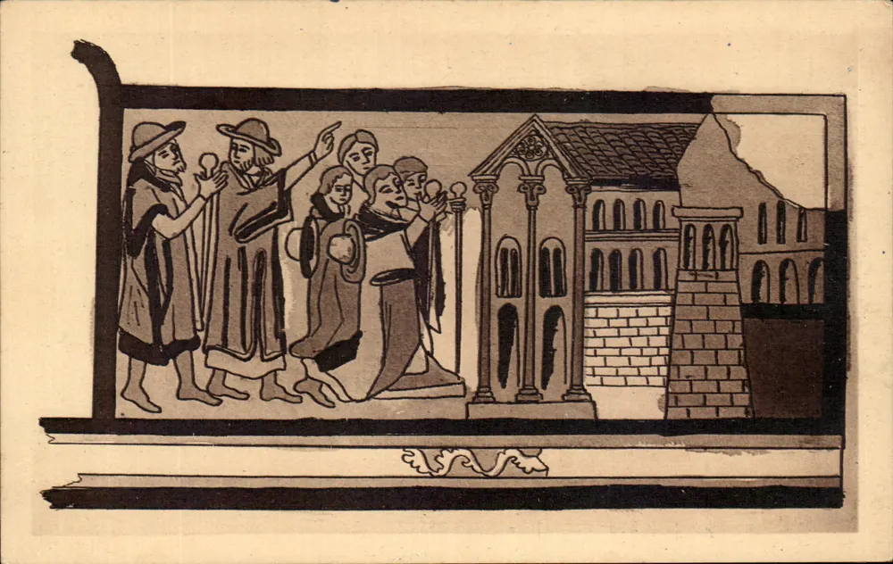 Freska z kościoła Brancion (S.-L.) — Wydanie N° 187 — Wydawca nie widoczny - Awers