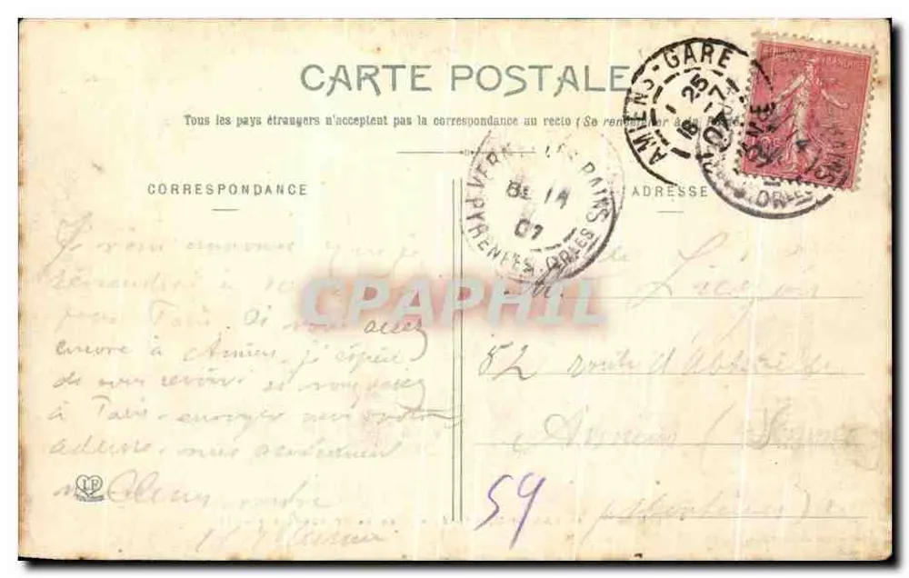 St-Martin-du-Canigou — Innenansicht der restaurierten Kapelle — Verlag: Les Toulouse, n°33 - Rückseite