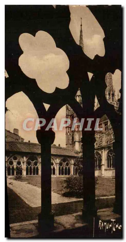 Cloître de Bayonne — vista do claustro — editor Raymond Bergerin - Frente