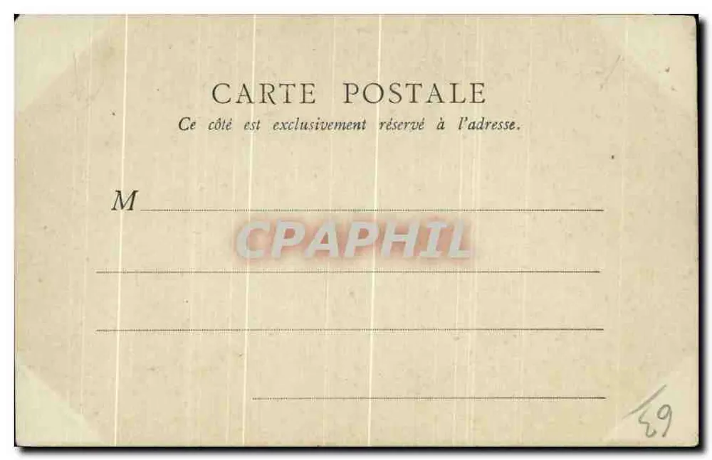 Mont-Dore — A Grande Cascata — B.F., Paris - Verso