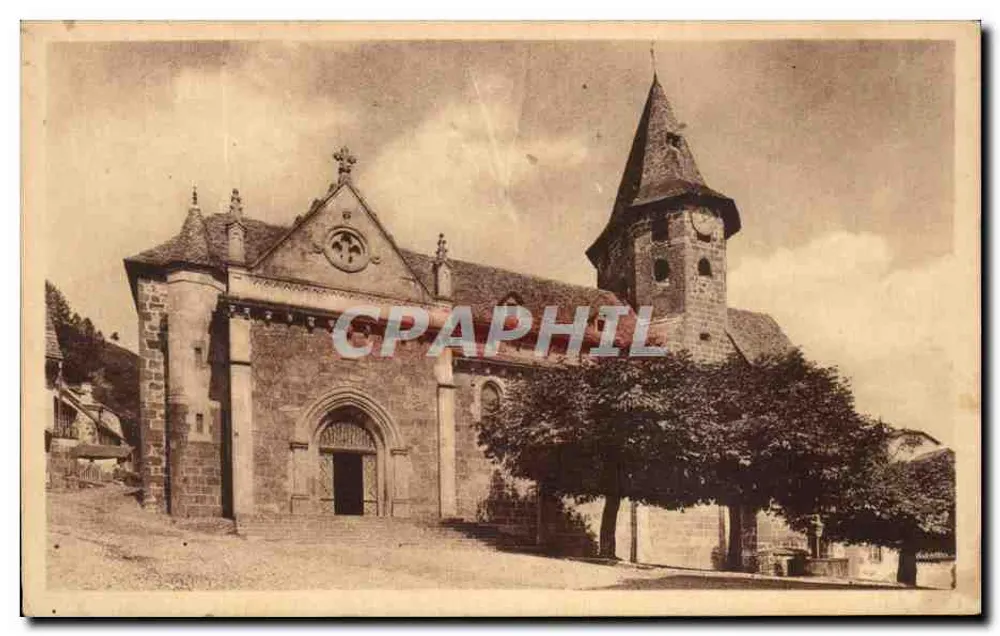 Igreja de Vic-sur-Cère — vista geral — editor desconhecido - Frente