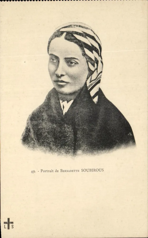 Retrato de Bernadette Soubirous — série 49 — editor LTS - Frente