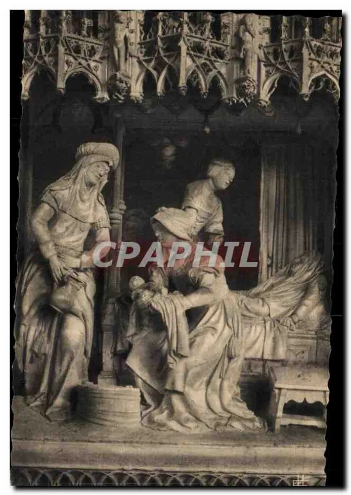 Kathedrale von Chartres — Chorabschluss (13. Jahrhundert) — Geburt der Jungfrau Maria - Vorderseite