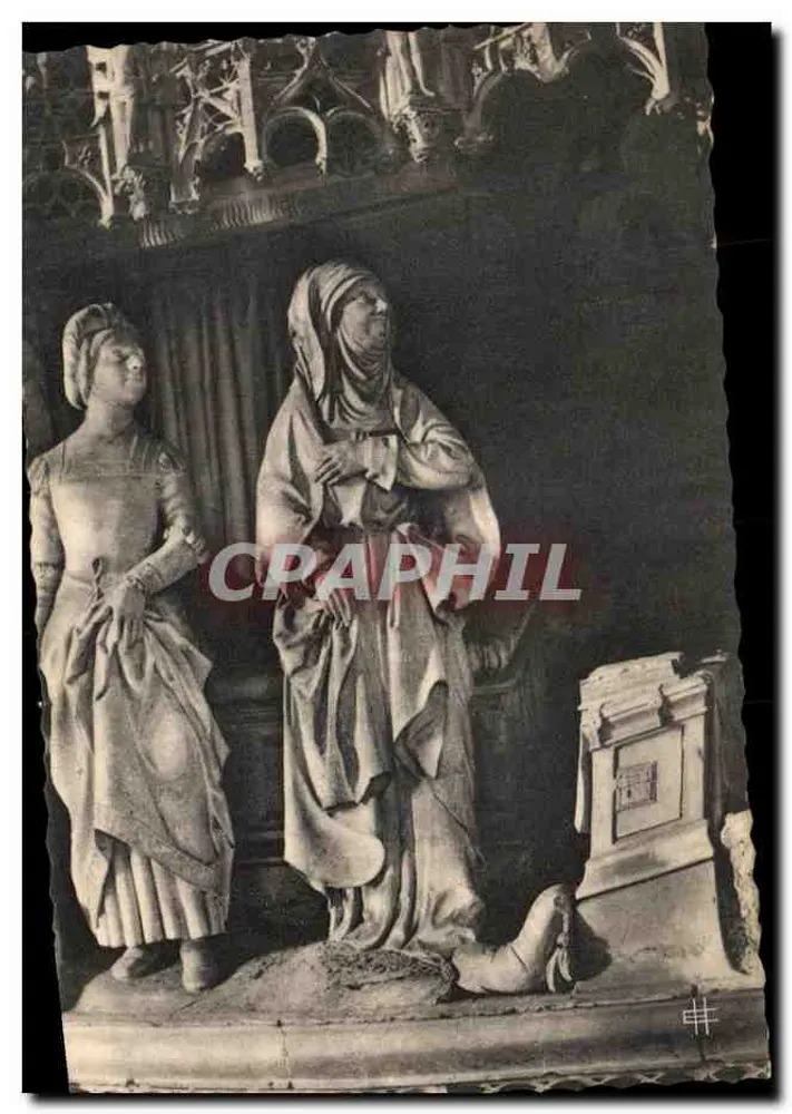 Chartreser Kathedrale — Anne empfängt den Besuch des Engels — Chorverschluss — 17. Jahrhundert - Vorderseite