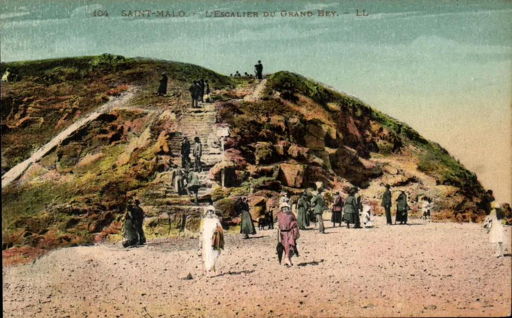 Saint-Malo — Die Treppe des Grand Bey — LL - Vorderseite