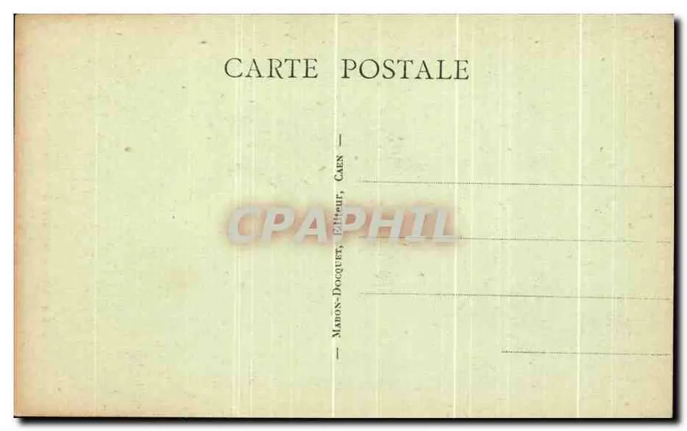 CAEN - Interno della Chiesa di San Giovanni — MABON-DOCQUET, CAEN, n°143 - Verso