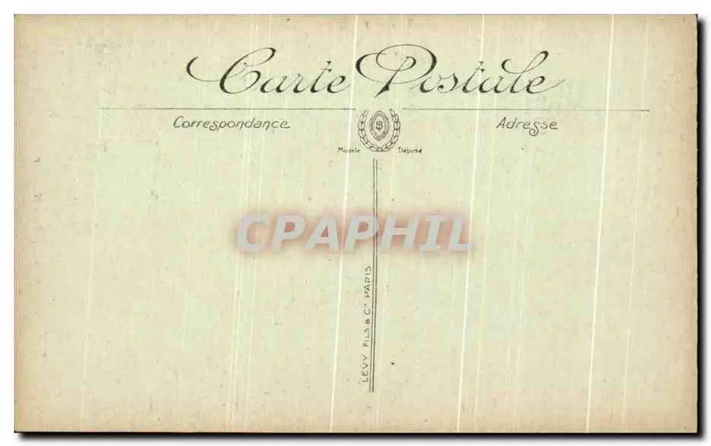 Marseille — Die Aufzüge und Notre-Dame de la Garde — Verlag Lévy & Cie, Paris, Nr. 14 - Rückseite