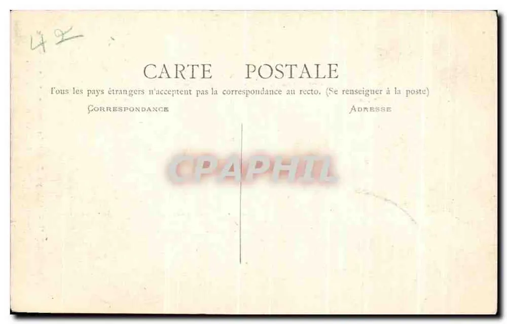 Charlieu — Abtei. Detail des Portals und des Narthex — Verlag Vve Paris-Barriguand - Rückseite