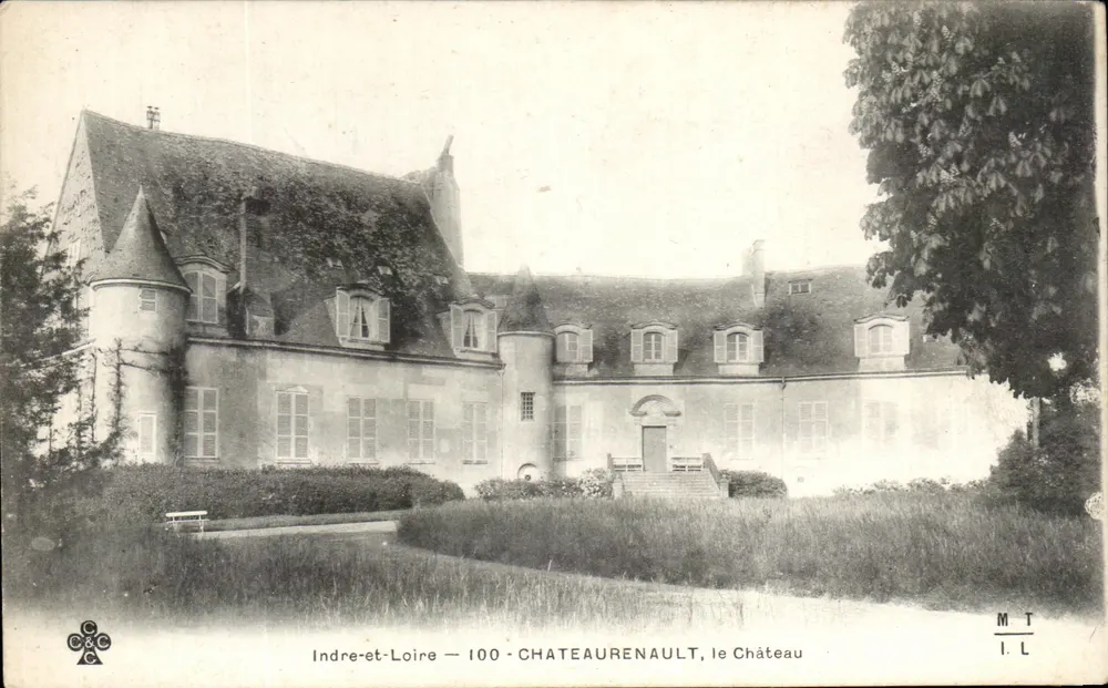 Castelo de Châteaurault — Indre-et-Loire — 100 — editor MT I.L. - Frente