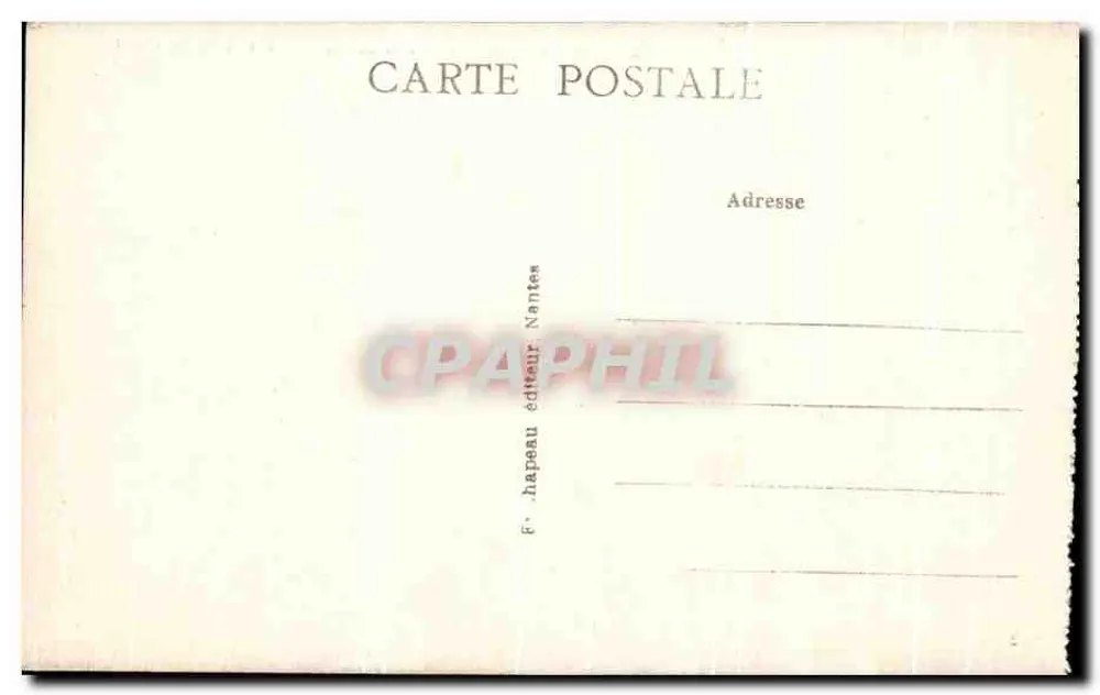 Pornic (Loire-Inf.) — Ansicht der Strandpromenade La Noëveillard — F. Hapeau, Nantes - Rückseite