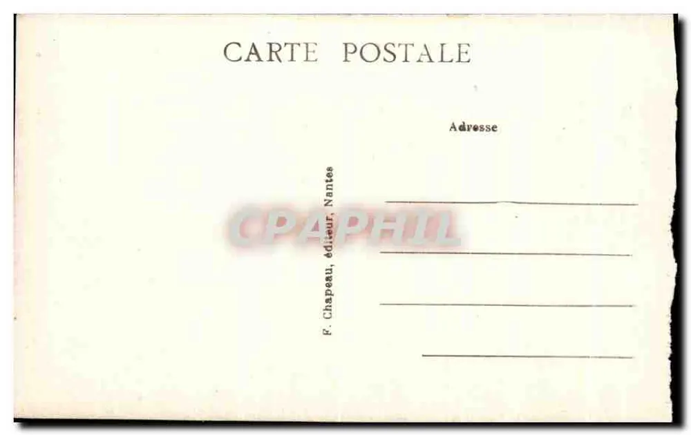 Pornic (Loire-Inf.) — Hafen der Noëveillard — F. Chapeau, Nantes - Rückseite