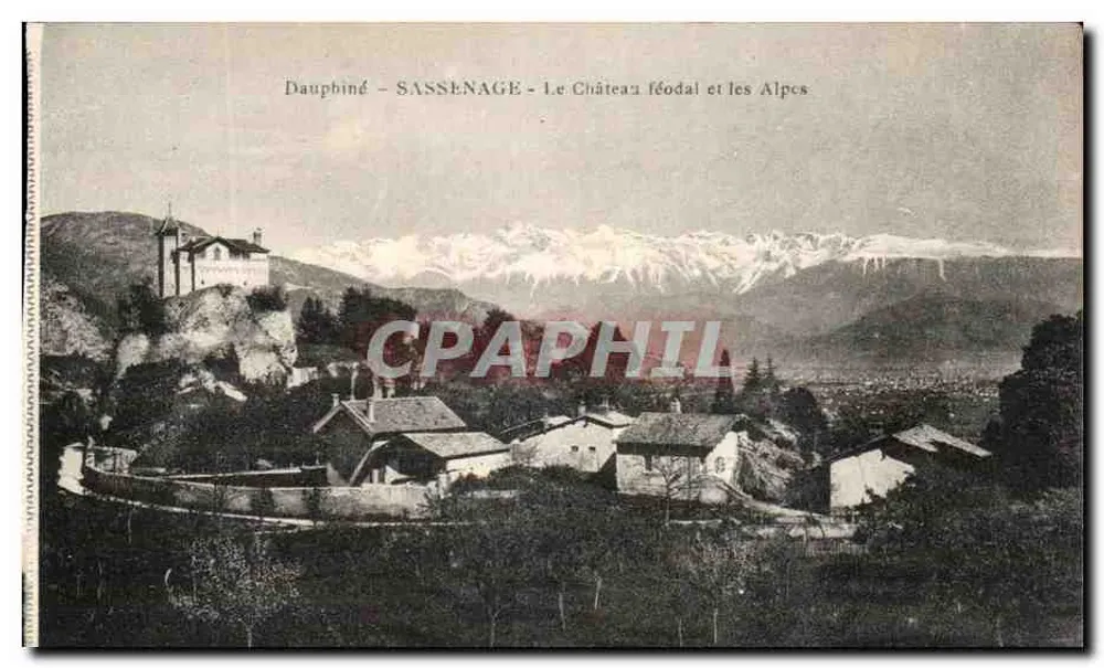 Sassenage - Das feudale Schloss und die Alpen - Vorderseite