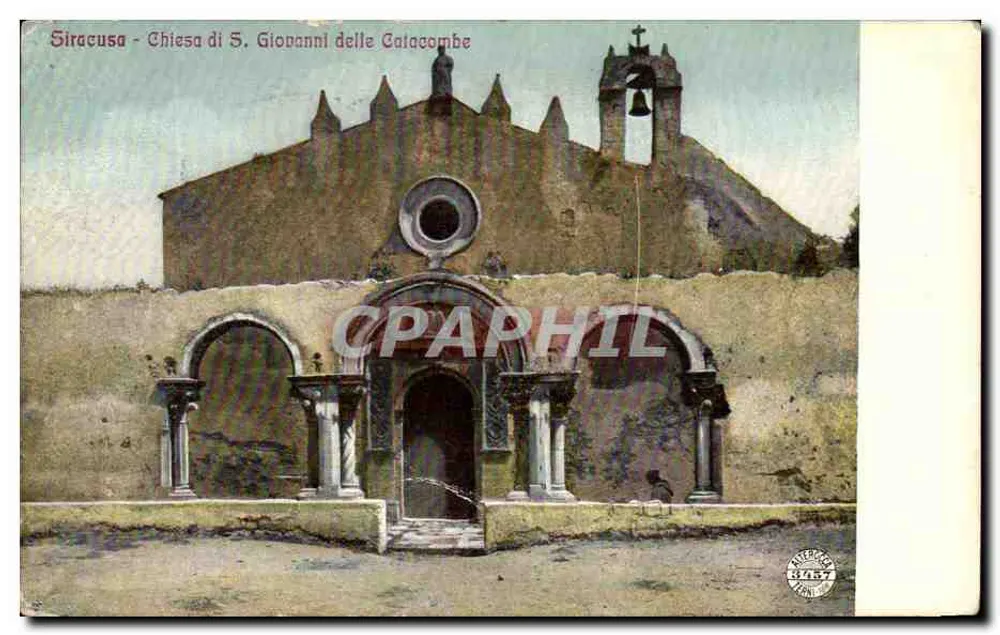 Siracusa - Kirche S. Giovanni delle Calacombe — unbekannter Verleger, Seriennummer nicht sichtbar - Vorderseite