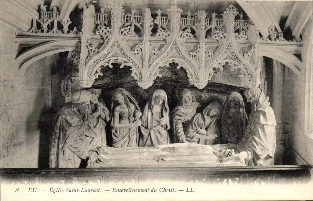 EU — Kirche Saint-Laurent — Beerdigung des Christus — LL. - Vorderseite