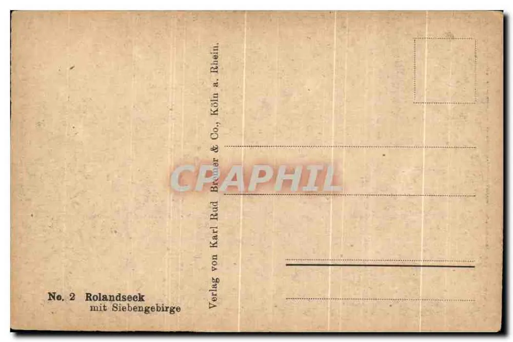 Rolandseck e Siebengebirge — vista panorâmica — S. Altrüinge - Verso