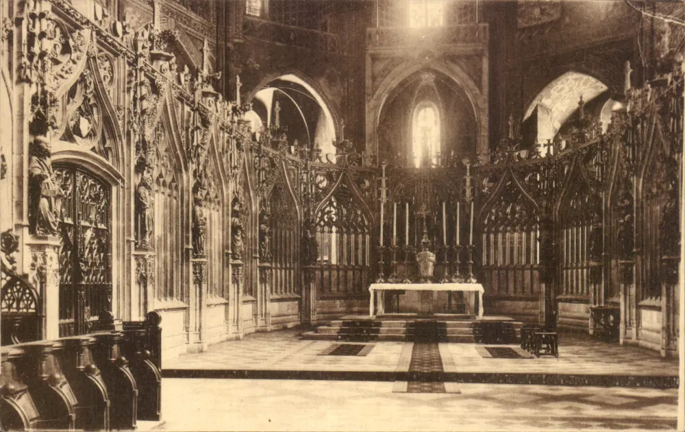 Albi - Kathedrale Sainte-Cécile — Innenansicht des Großen Chors — Meisteraltar - Vorderseite