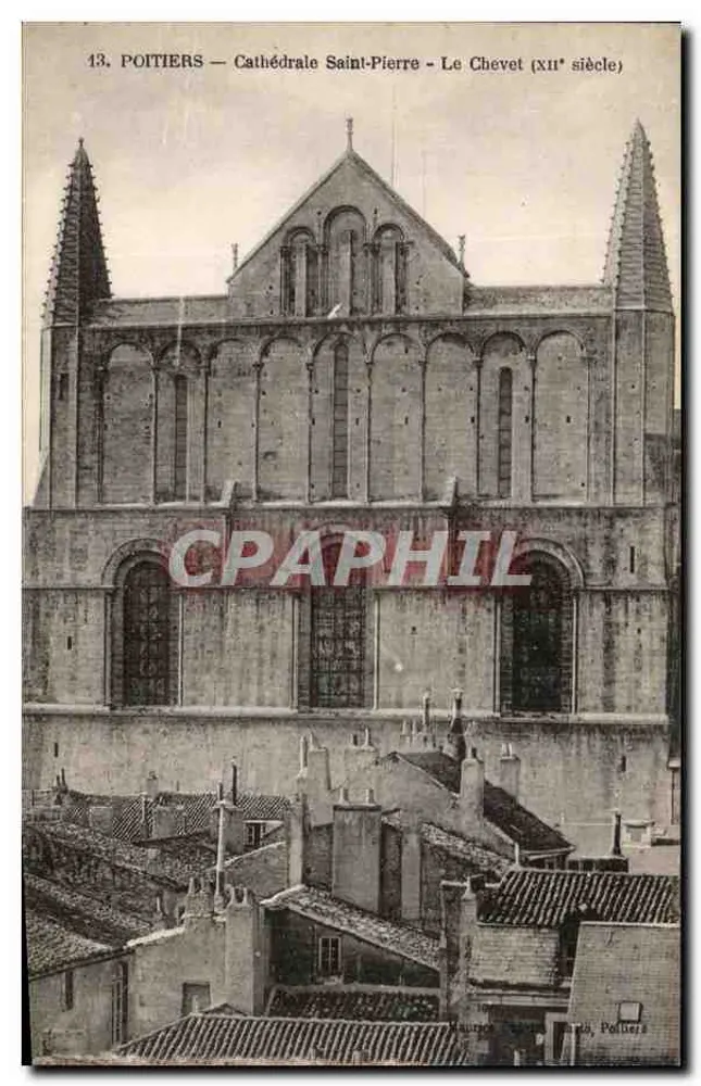 Poitiers — Kathedrale Saint-Pierre — Der Chor (12. Jahrhundert) — Edition Poitiers - Vorderseite