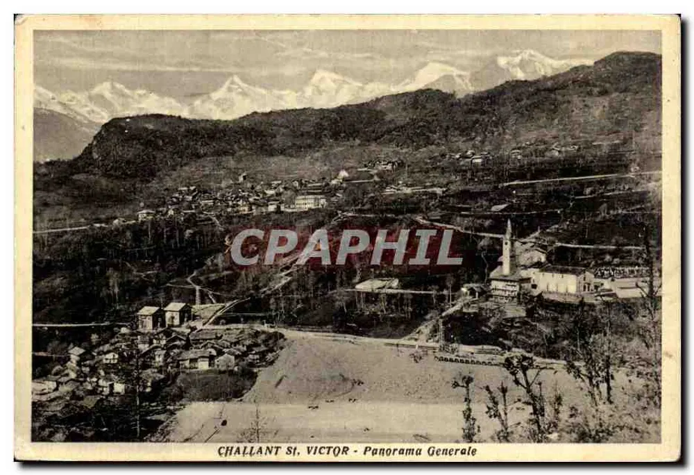 Challant St. Victor — Ogólny panorama - Awers